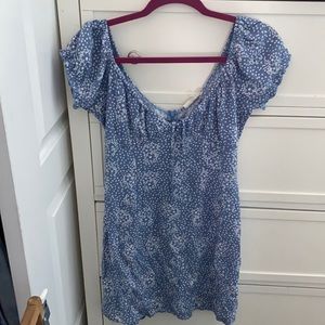Pacsun LA Hearts Blue Floral Dress